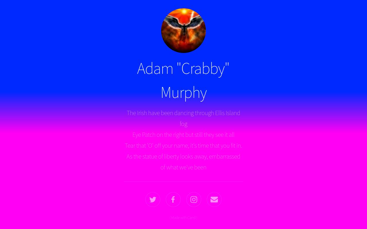 Carrd profile picture for @acm